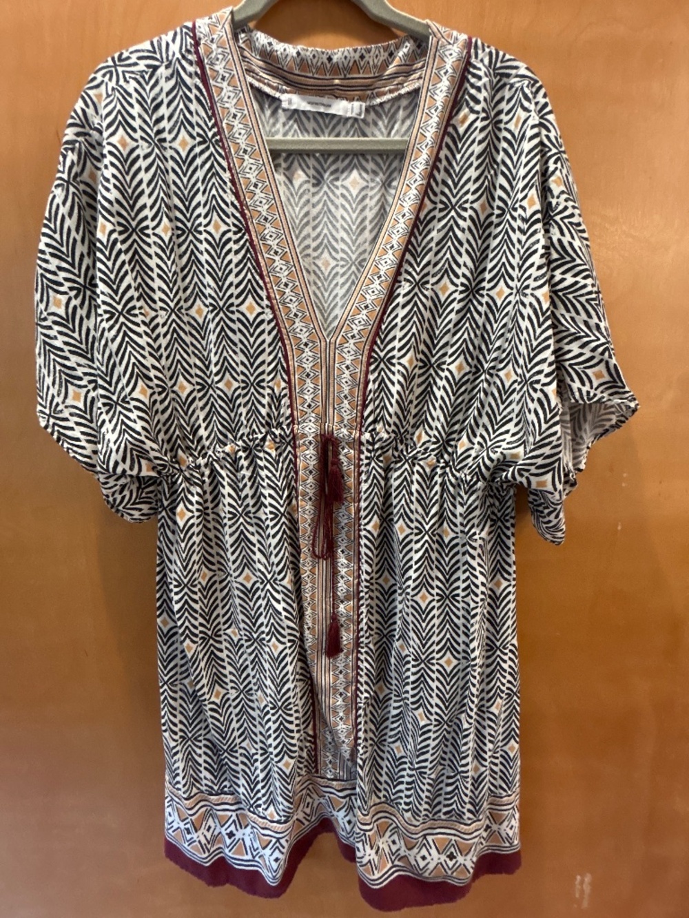Women's Secret Beach cover up with shoes xxl dress/8.5 sandal